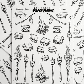 Smore sticker sheet - Paper Haunt / White Stag Art