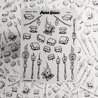 Smore sticker sheet - Paper Haunt / White Stag Art