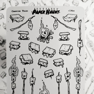 Smore sticker sheet - Paper Haunt / White Stag Art