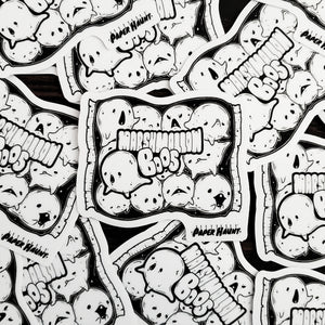 Marshmallow Boos Ghost Sticker