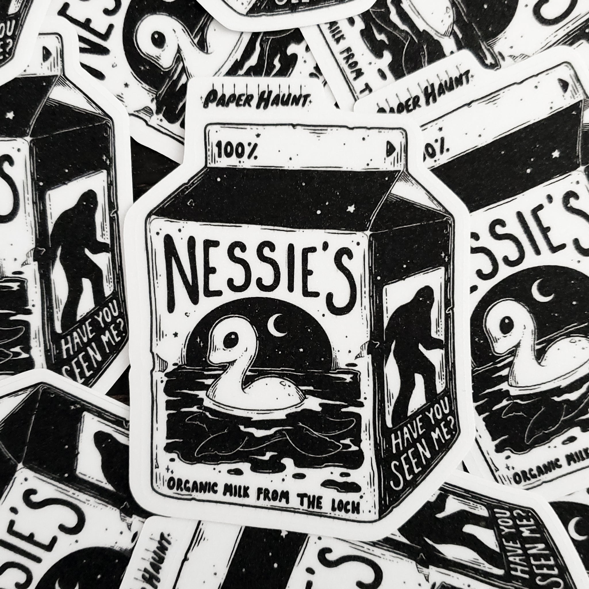 Nessie's Milk sticker- Loch ness (Copy)