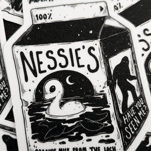 Nessie's Milk sticker- Loch ness (Copy)