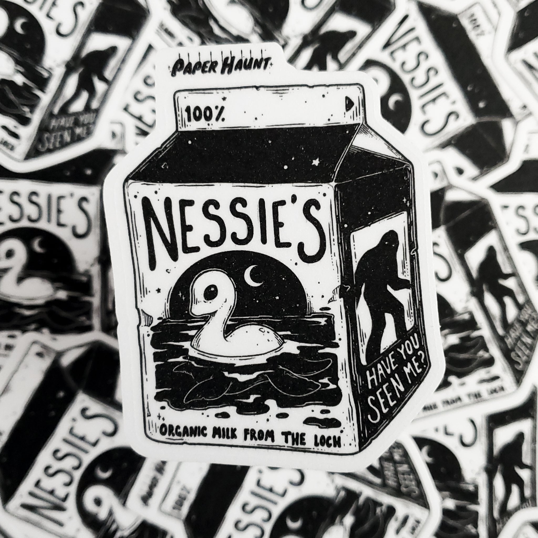 Nessie's Milk sticker- Loch ness (Copy)