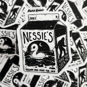 Nessie's Milk sticker- Loch ness (Copy)
