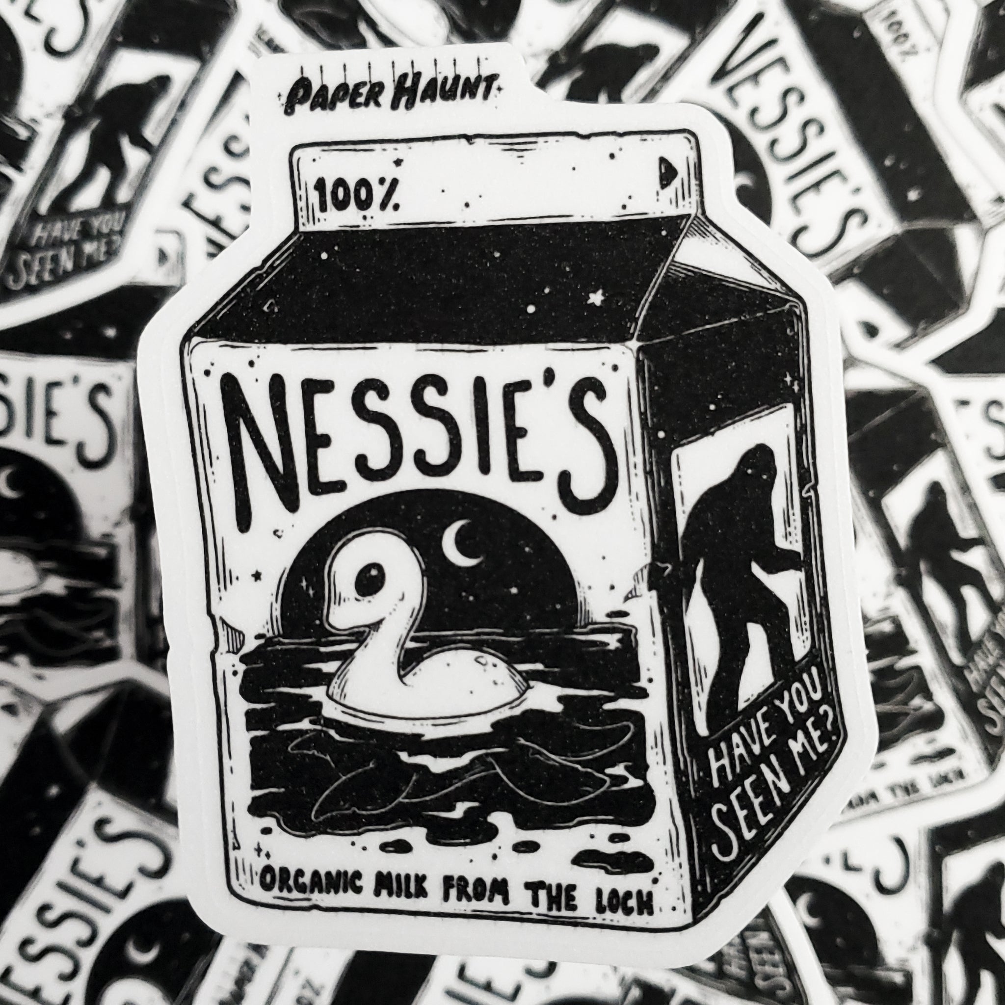 Nessie's Milk sticker- Loch ness (Copy)