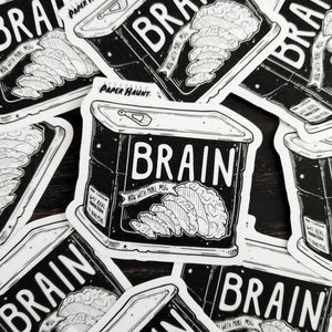Brain Can sticker