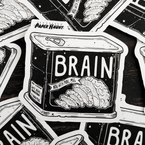 Brain Can sticker