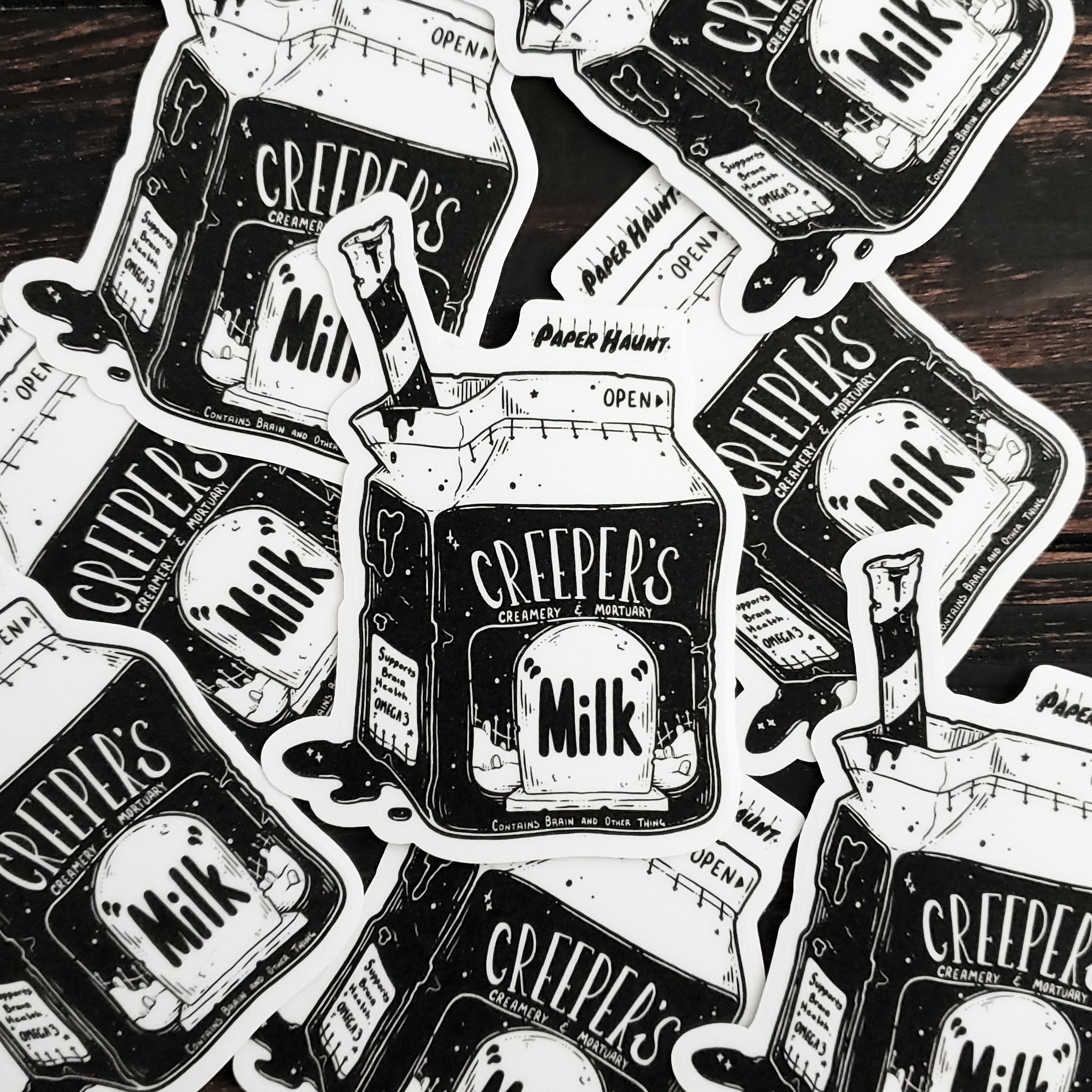 Zombie "Milk" Sticker