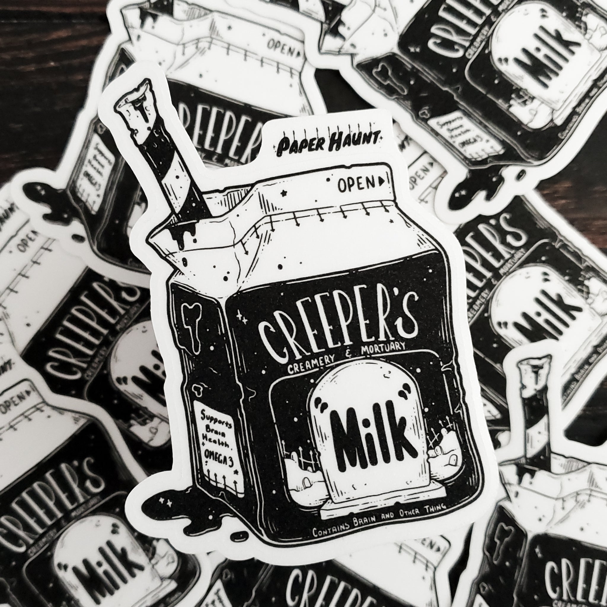 Zombie "Milk" Sticker