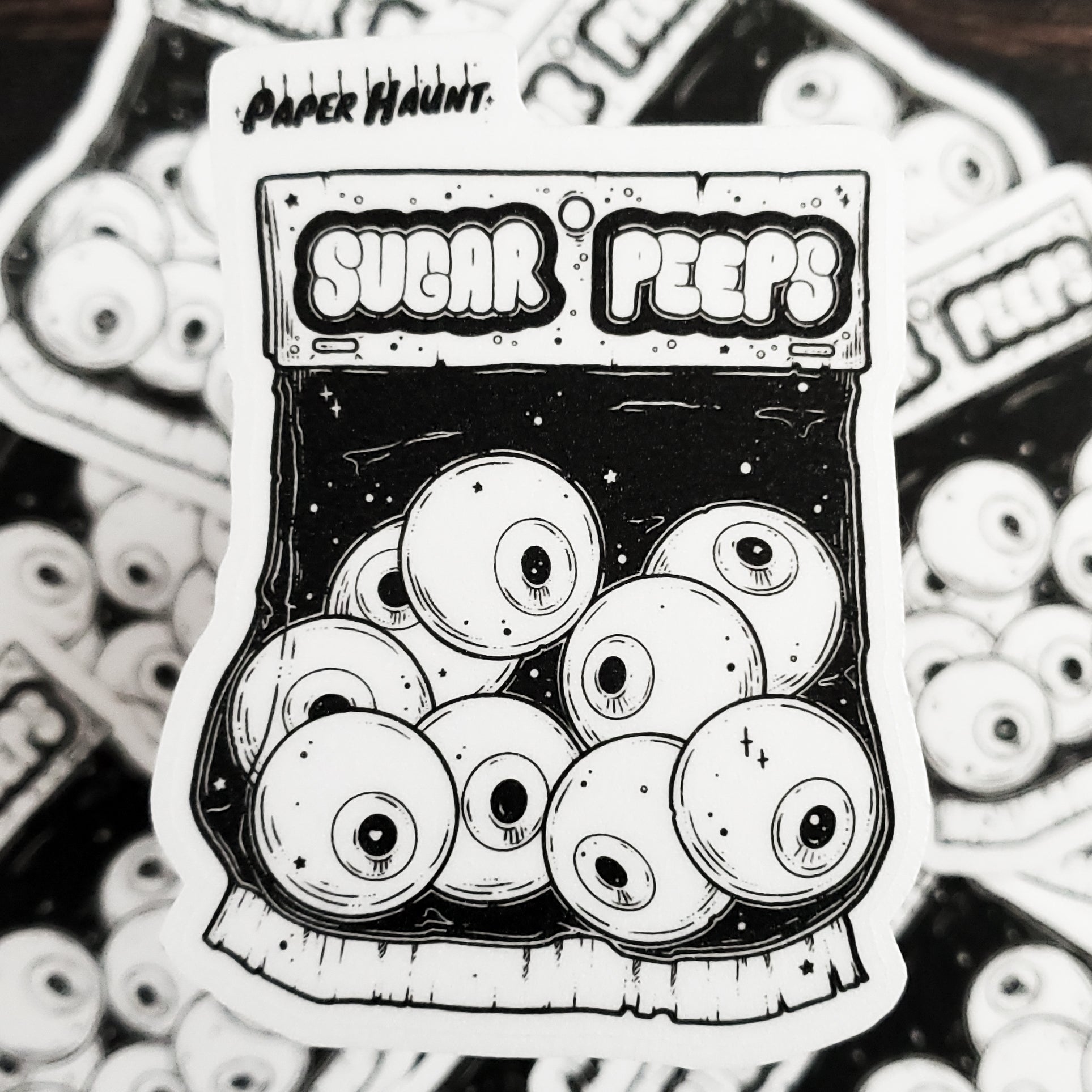 Sugar Peepers Candy Sticker