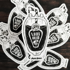 Blood Pouch STICKER- Vampire Food