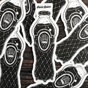 Blood Sugar Vampire Soda Bottle STICKER
