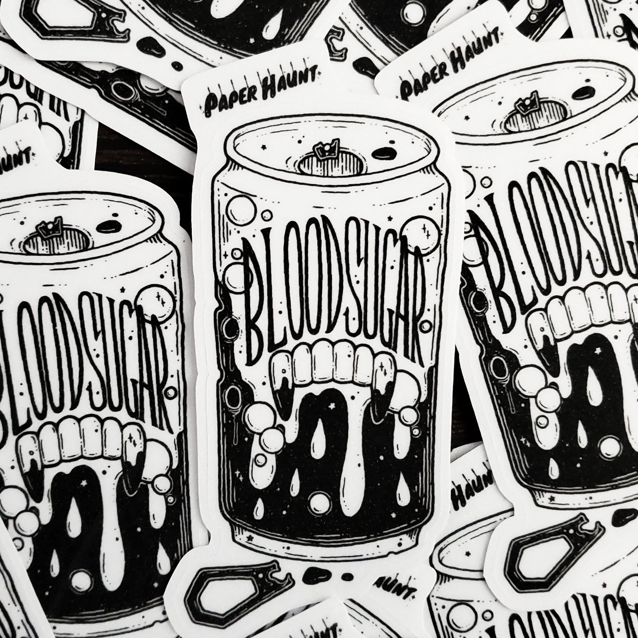 Blood Sugar Vampire Soda STICKER