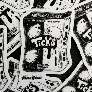 Vampire Candy Ticks sticker
