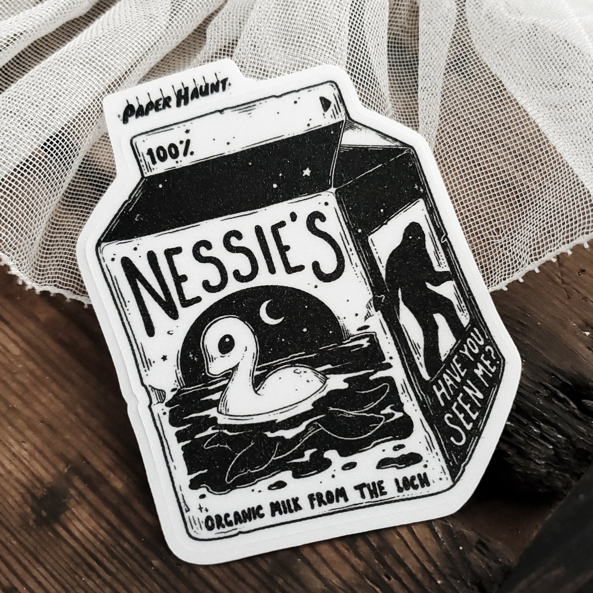 Nessie's Milk sticker- Loch ness (Copy)