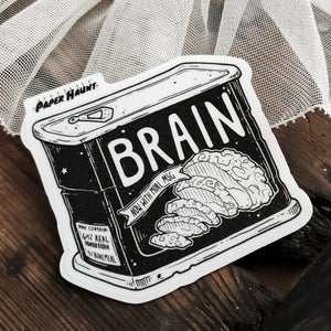 Brain Can sticker
