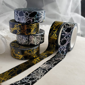Holo Foil Spider Web WASHI tape
