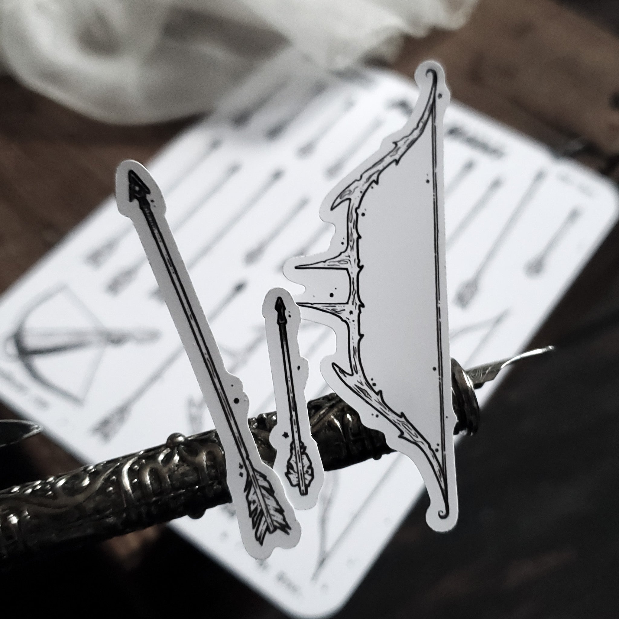 Berserker Undead Skeleton Magnet – Paper Haunt / White Stag Art