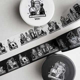 Potion Shelf WASHI tape - Paper Haunt / White Stag Art