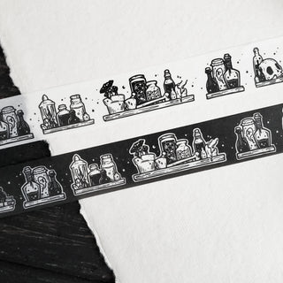 Potion Shelf WASHI tape - Paper Haunt / White Stag Art