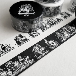 Potion Shelf WASHI tape - Paper Haunt / White Stag Art