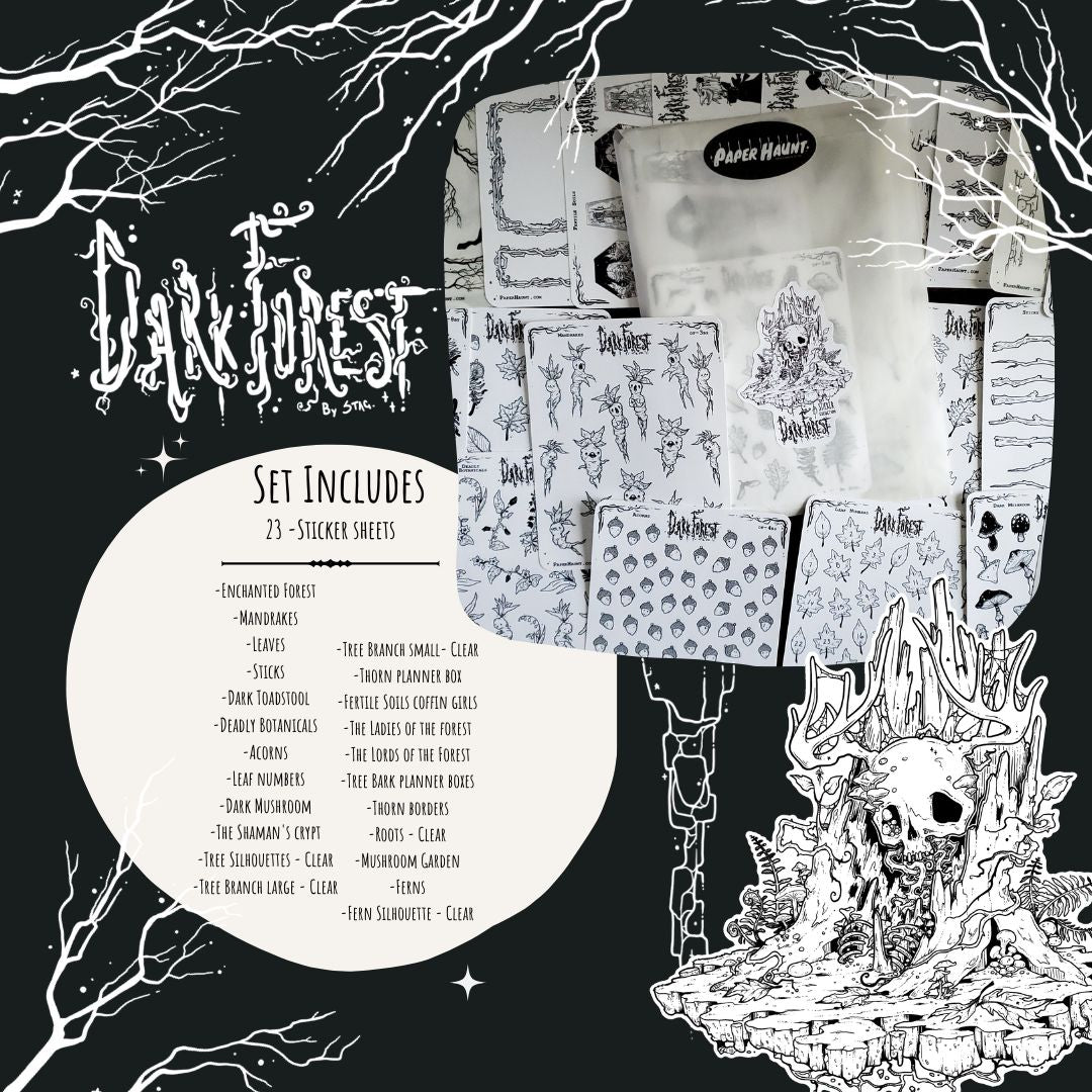 Dark Forest STICKER sheet Collection