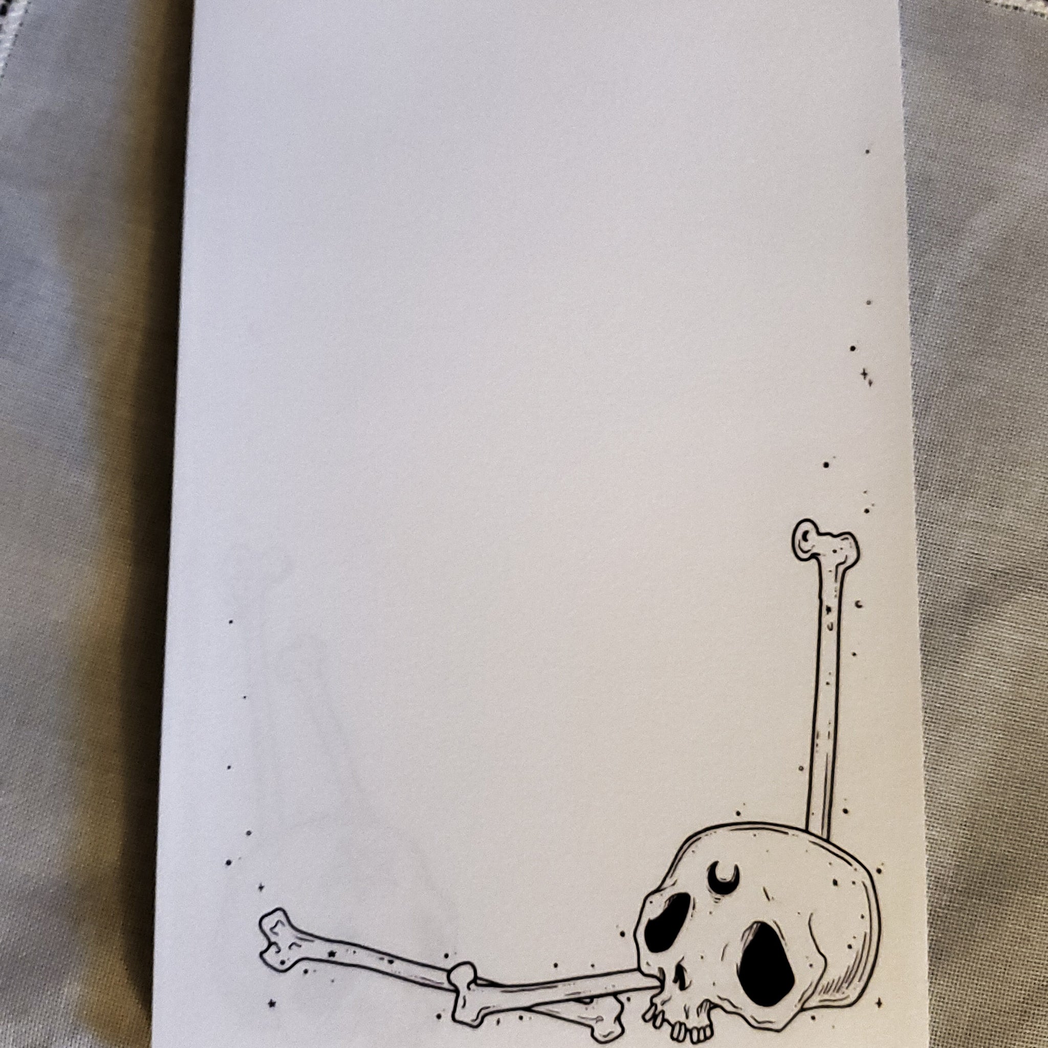 Bones Large Note Pad
