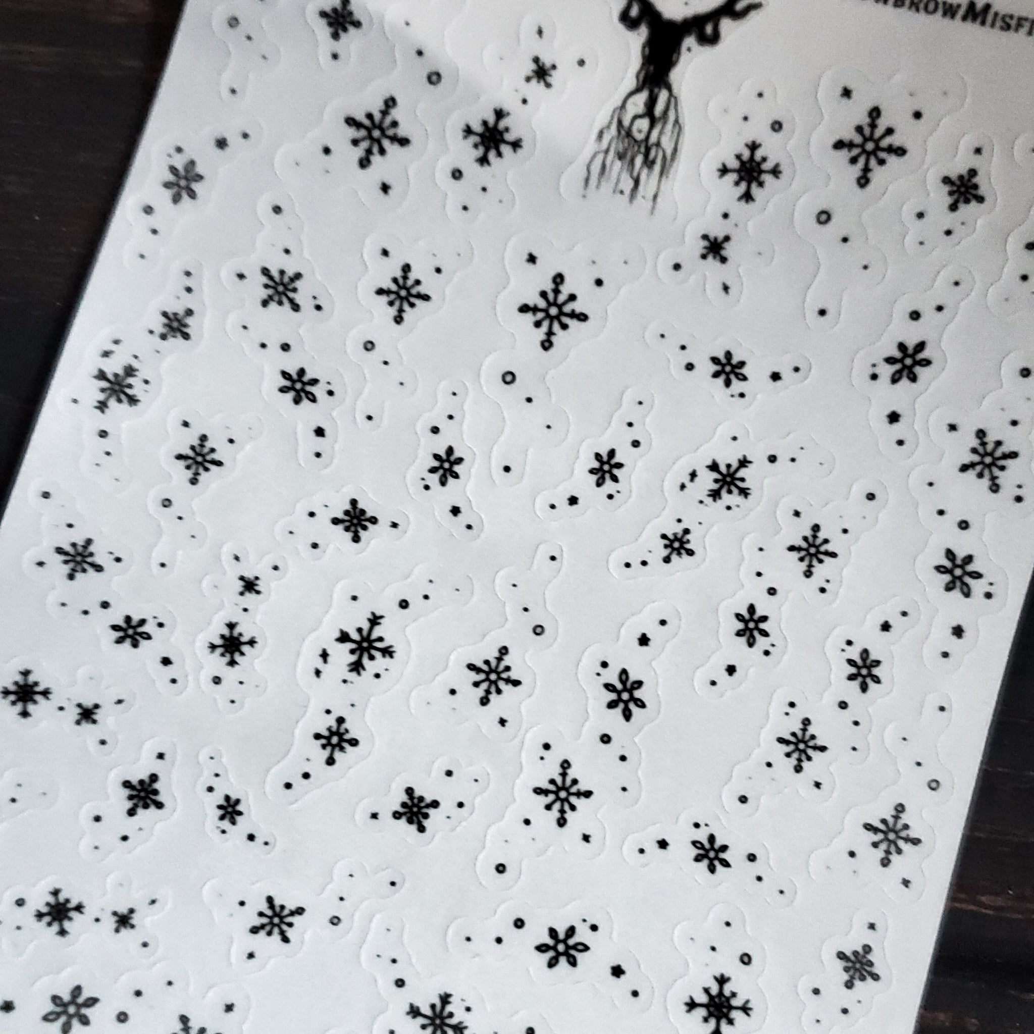 Snowflakes  STICKER sheet set