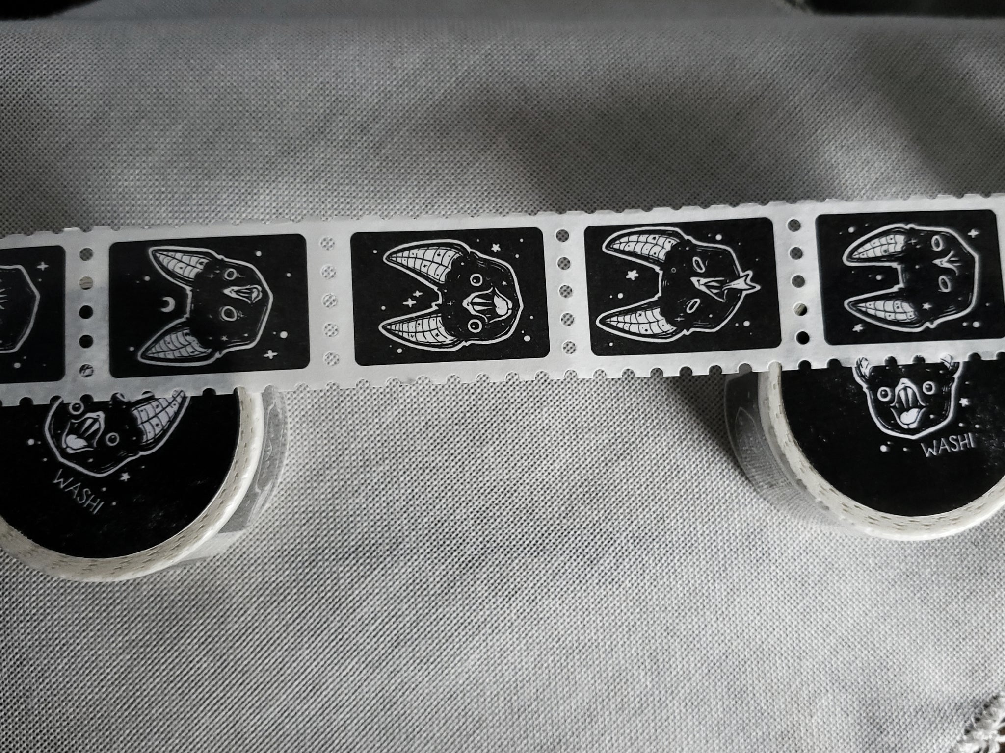 Vampire Bat stamp WASHI tape