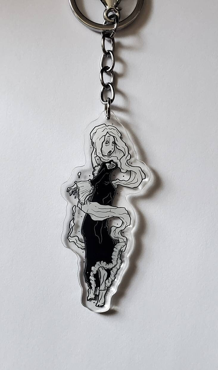 The Banshee- ghost charm keychain