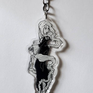 The Banshee- ghost charm keychain