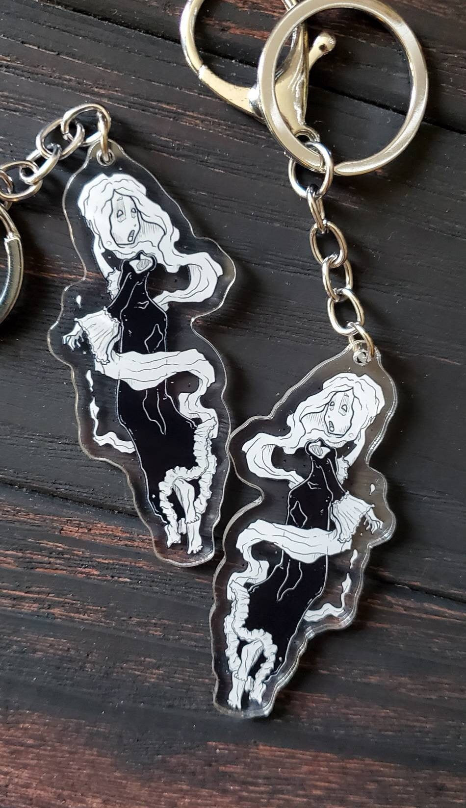 The Banshee- ghost charm keychain