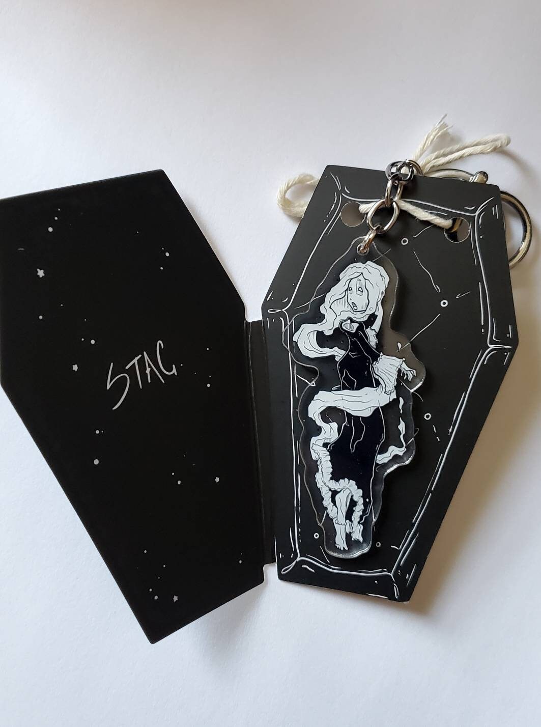 The Banshee- ghost charm keychain