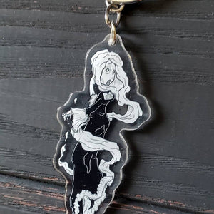 The Banshee- ghost charm keychain