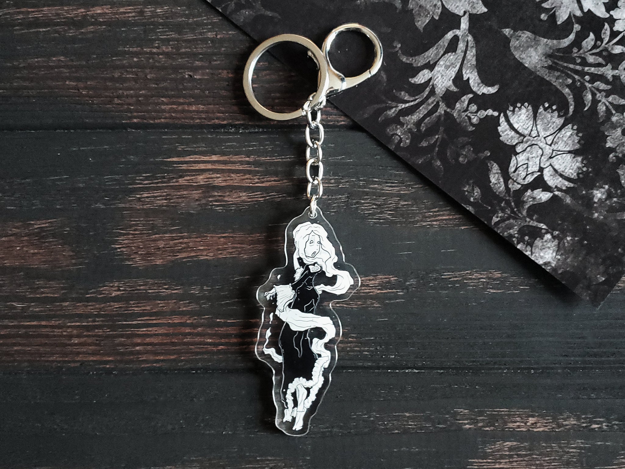 The Banshee- ghost charm keychain