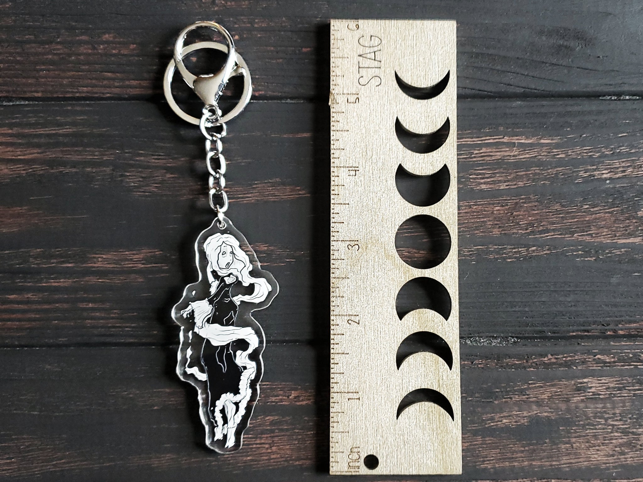 The Banshee- ghost charm keychain