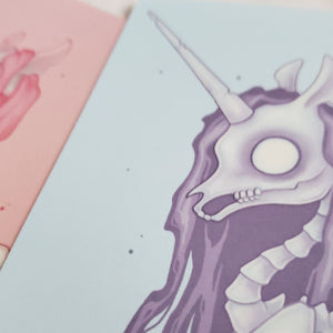 Apocalypse Unicorn Art print SET
