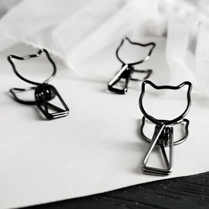 Cat Binder clip set paperclips