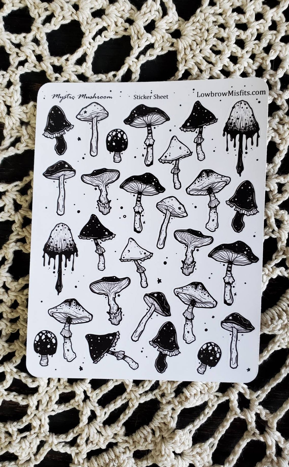 Mystic Mushroom STICKER sheet